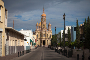 Cathedral in the ancient city Aguascalientes, Mexico